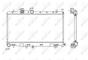 NRF 53697 - Chladič vody -
