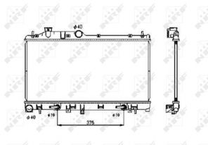 NRF 53700 - Chladič vody -