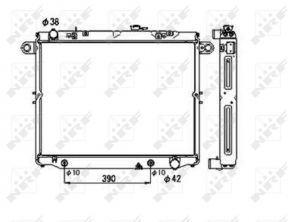 NRF 53706 - Chladič vody -
