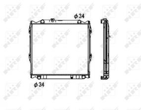 NRF 53708 - Chladič vody -