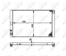 NRF 53716 - Chladič vody -