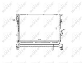 NRF 53721 - Chladič vody -
