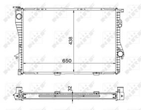NRF 53722 - Chladič vody -