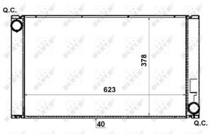 NRF 53731 - Chladič vody -