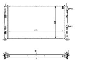 NRF 53733 - Chladič vody -
