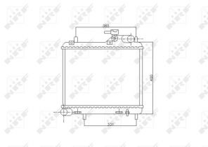 NRF 53745 - Chladič vody -