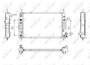 NRF 53748 - Chladič vody -