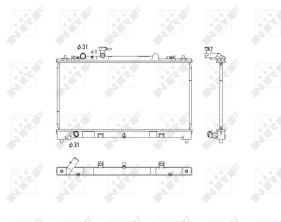 NRF 53752 - Chladič vody -