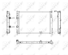 NRF 53757 - Chladič vody -