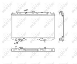 NRF 53760 - Chladič vody -