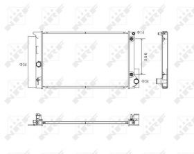 NRF 53766 - Chladič vody -