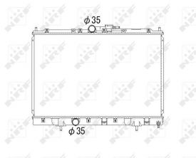 NRF 53792 - Chladič vody -