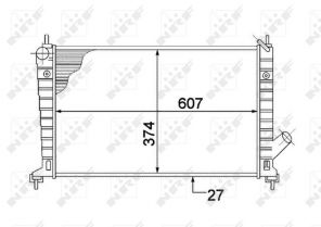 NRF 53804 - Chladič vody -