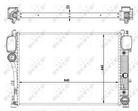 NRF 53839 - Chladič vody -