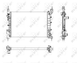 NRF 54504 - Chladič vody -