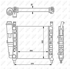 NRF 54679 - Chladič vody -