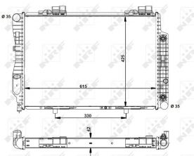 NRF 55345 - Chladič vody -
