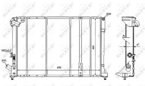 NRF 58059 - Chladič vody -