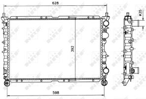 NRF 58085 - Chladič vody -