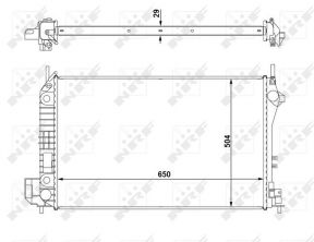 NRF 58294 - Chladič vody -