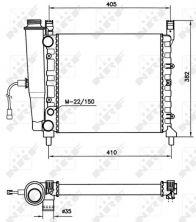 NRF 58731 - Chladič vody -
