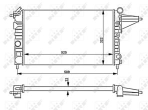 NRF 58775 - Chladič vody -