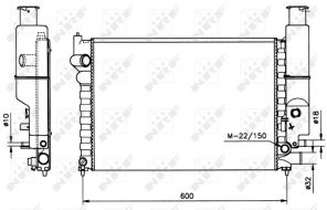 NRF 58802 - Chladič vody -