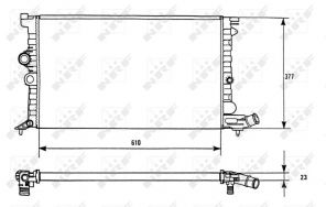 NRF 58946 - Chladič vody -