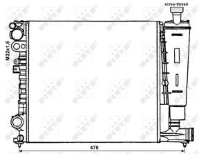 NRF 58959 - Chladič vody -