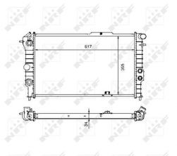 NRF 58973 - Chladič vody -
