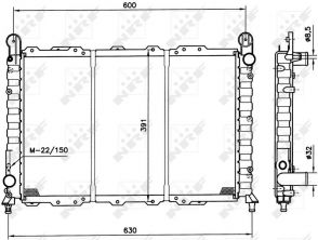 NRF 58996 - Chladič vody -