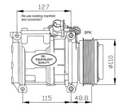 NRF 32048 - Kompresor -