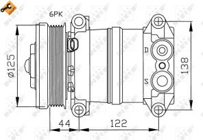 NRF 32202 - Kompresor -