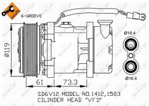 NRF 32275 - Kompresor -