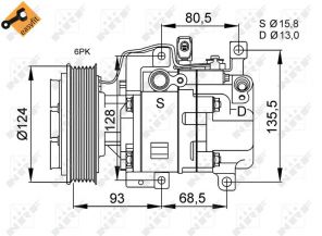 NRF 32408 - Kompresor -