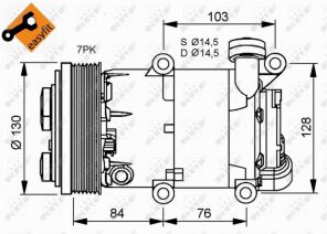 NRF 32410 - Kompresor -