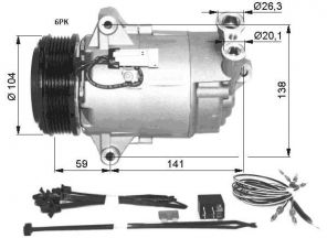 NRF 32427 - Kompresor -