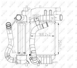 NRF 30785 - Chladič plniaceho vzduchu -