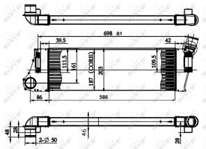 NRF 30899 - Chladič plniaceho vzduchu -
