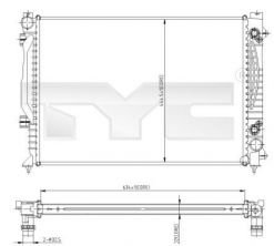 TYC 702-0003 - Chladič vody -