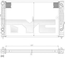 TYC 702-0009 - Chladič vody -