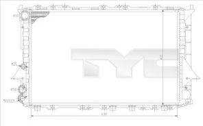 TYC 702-0027 - Chladič vody -