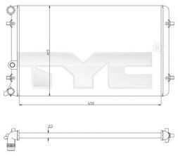 TYC 702-0033 - Chladič vody -