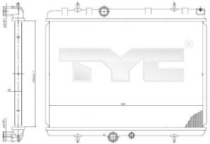 TYC 705-0065 - Chladič vody -