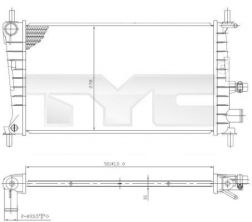 TYC 710-0026 - Chladič vody -