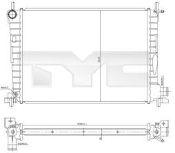 TYC 710-0027 - Chladič vody -