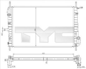TYC 710-0047 - Chladič vody -