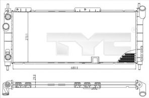 TYC 725-0003 - Chladič vody -