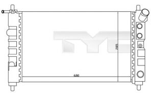 TYC 725-0005 - Chladič vody -