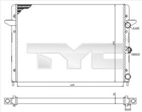 TYC 737-0005 - Chladič vody -